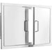 PCM 32-Inch Stainless Steel Double Door | Double Walled Construction