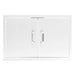 PCM 32-Inch Stainless Steel Double Door | Flush Mounting