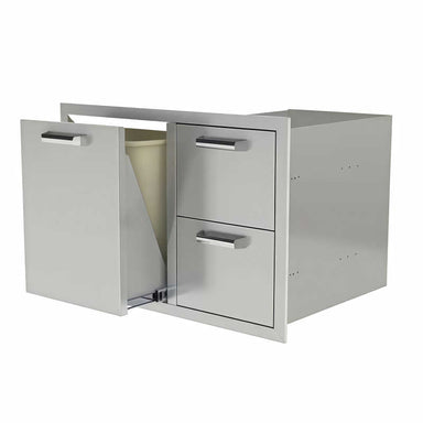 PCM 260 Series 32-Inch Double Drawer & Trash/Propane Drawer Combo - Contempo