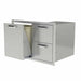 PCM 260 Series 32-Inch Double Drawer & Trash/Propane Drawer Combo - Contempo