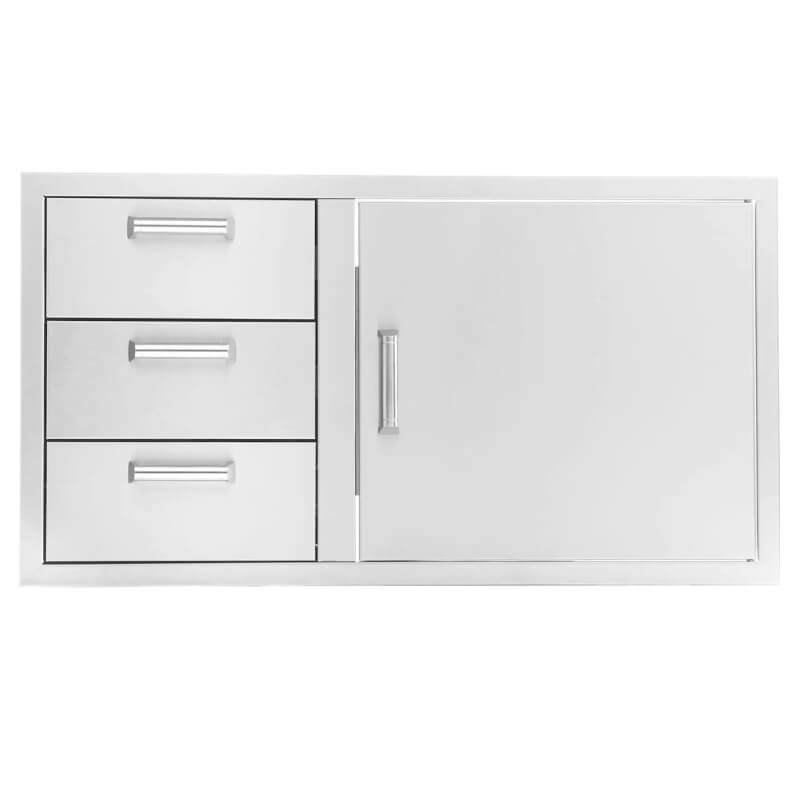 PCM 260 Series 39-Inch Access Door & Triple Drawer Combo - Contempo