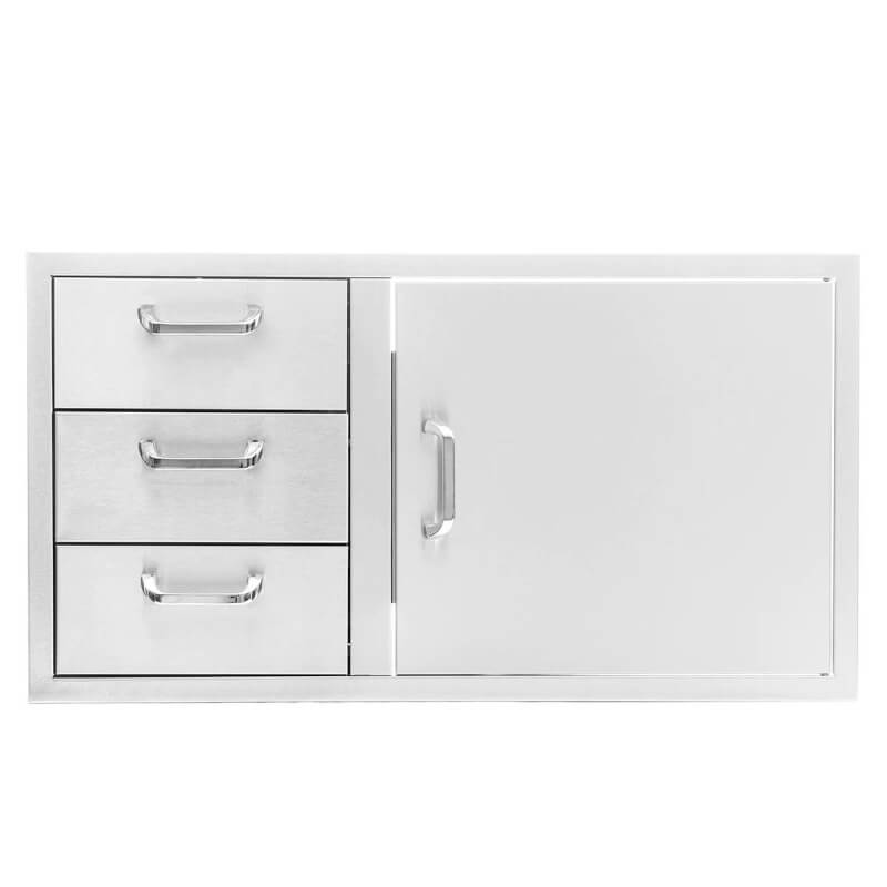 PCM 39-Inch Door & Triple Drawer Combo | Reversible Door