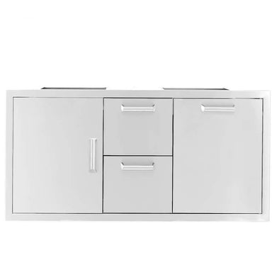 PCM 260 Series 42-Inch Door, Double Drawer w/ Trash Roll-Out Combo - Contempo