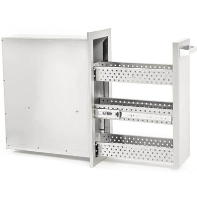 PCM 8-Inch Stainless Steel Spice Rack | Three (3) Rack Storage 