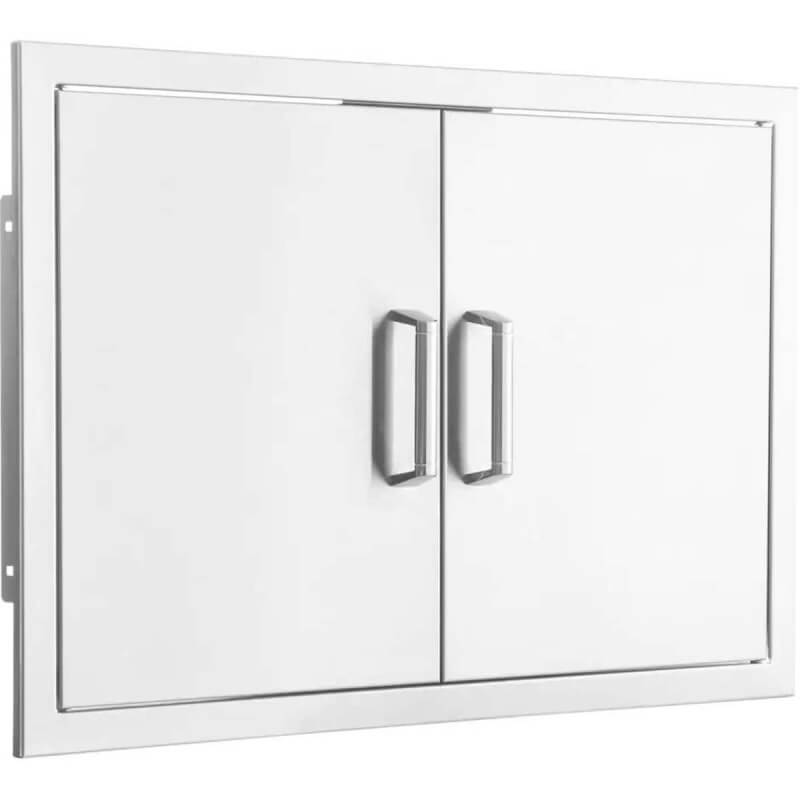 PCM 260 Series 25-Inch Stainless Steel Double Access Door - Contempo | Flush Mounting