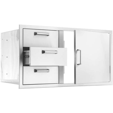 PCM 39-Inch Door & Triple Drawer Combo | 304 Stainless Steel