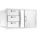 PCM 39-Inch Door & Triple Drawer Combo | Reversible Door Hinge