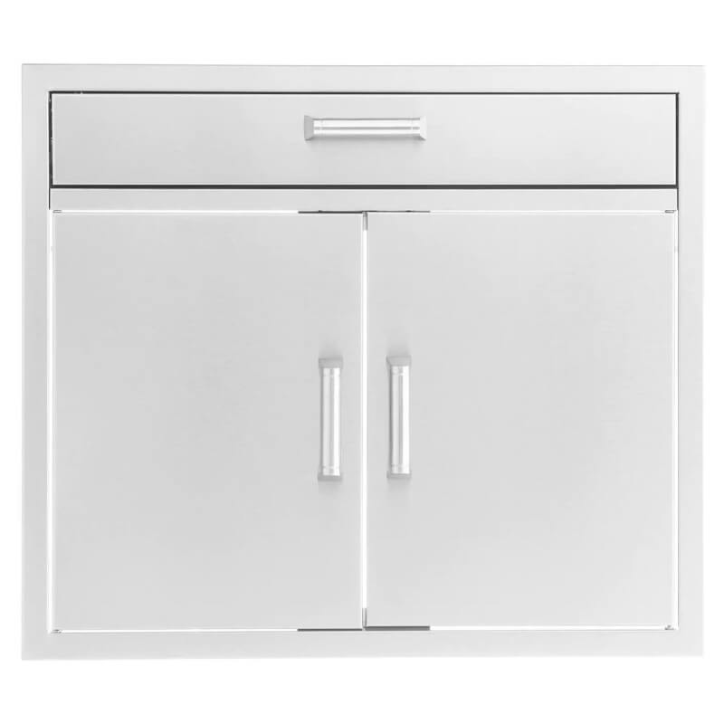 PCM 30-Inch Double Door & Single Drawer Combo | Flush Mounting