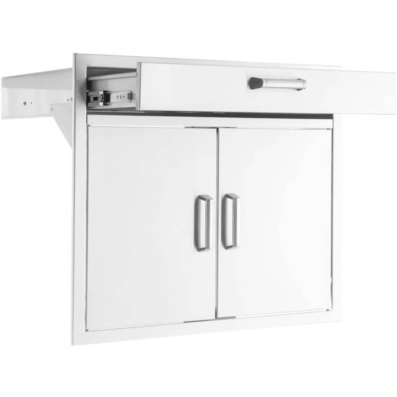 PCM 30-Inch Double Door & Single Drawer Combo | 304 Stainless Steel