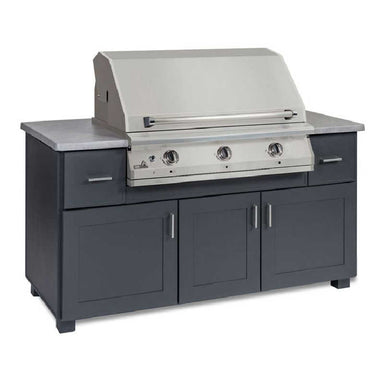 PGS 67-Inch Modano BBQ Island With Legacy Pacifica 39-Inch Gas Grill
