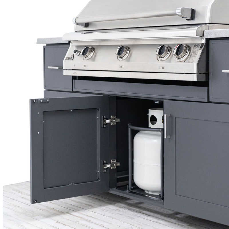 PGS 67-Inch Modano BBQ Island | Double Door Storage