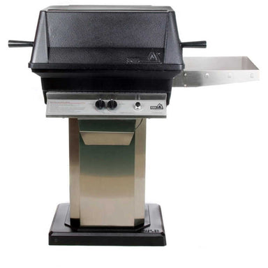 PGS A30 Cast Aluminum Gas Grill On Stainless Steel Patio Base