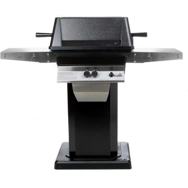 PGS A40 Cast Aluminum Gas Grill On Black Patio Base