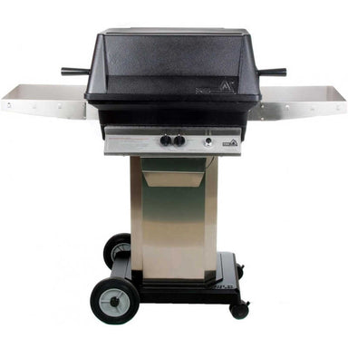 PGS A40 Cast Aluminum Gas Grill On Stainless Steel Portable Pedestal Base