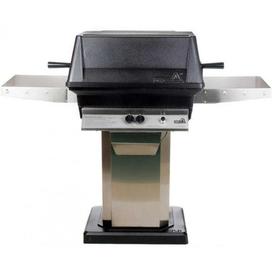 PGS A40 Cast Aluminum Gas Grill On Stainless Steel Patio Base