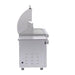 PGS Commercial E-Series 30 Inch Electric Grill on Pedestal | Side View Hood Opened