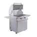 PGS Commercial E-Series 30 Inch Electric Grill on Pedestal | Hood Opened