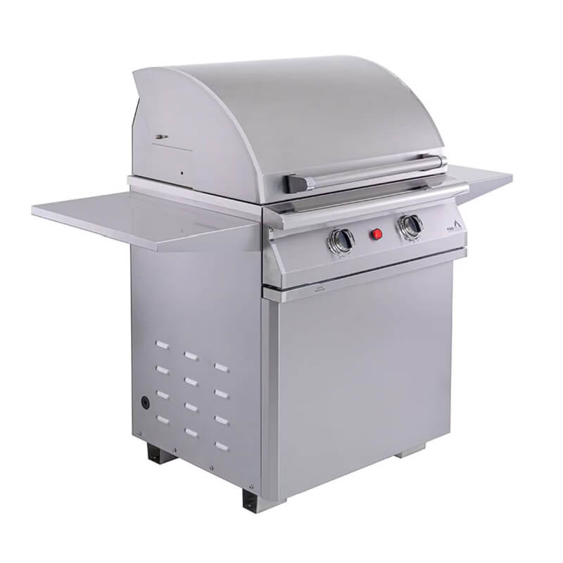 PGS Commercial E-Series 30 Inch Electric Grill on Pedestal | Stationary Pedestal