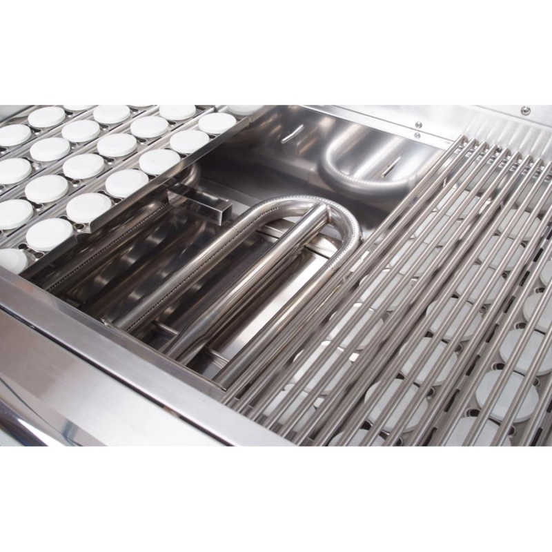 PGS Gas Grills | Stainless Steel Burners w/ Moon Rok Briquettes