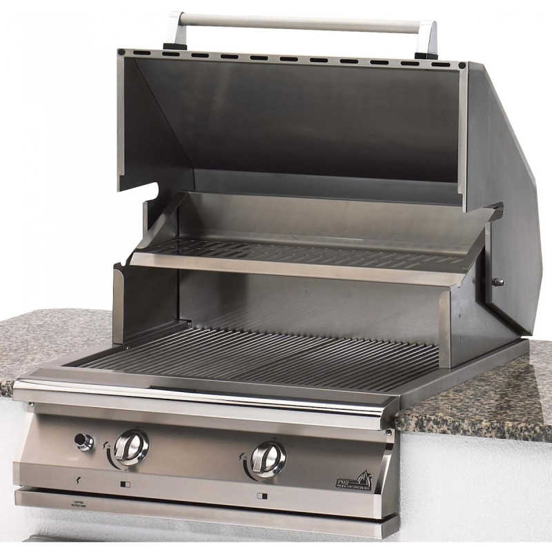 PGS S27 Legacy Newport 30-Inch Built-In Gas Grill | Shown in Countertop