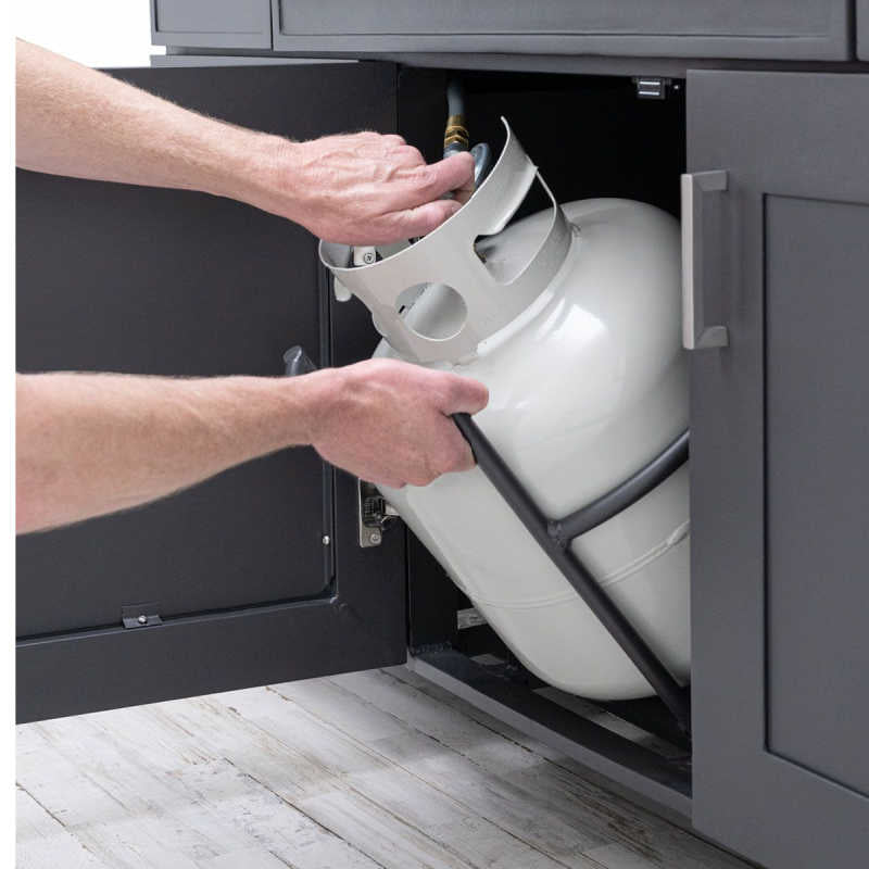 PGS Modano BBQ Island | Propane Tank Holder