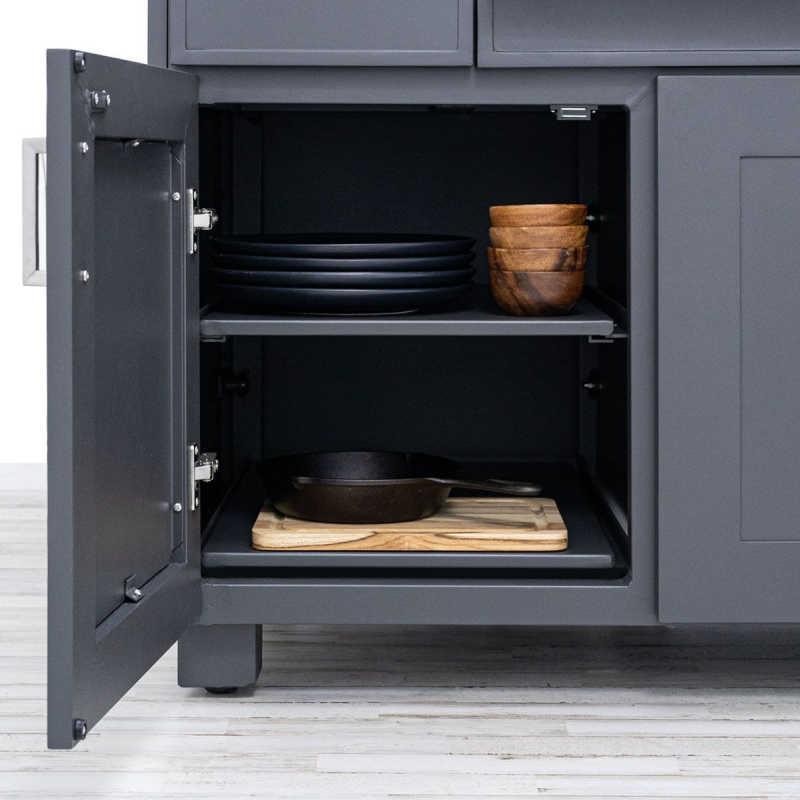 PGS Modano BBQ Island | Interior Shelving