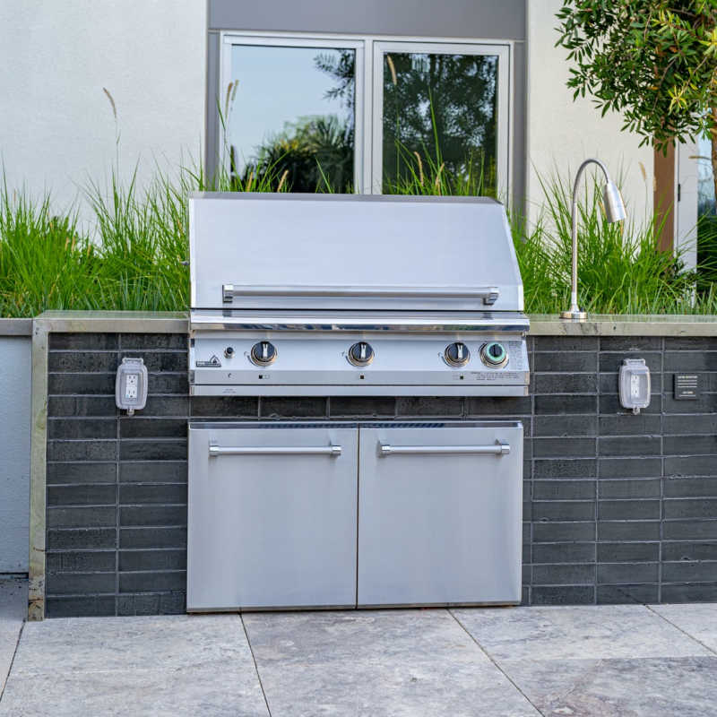 PGS S36T Commercial Gas Grill | For Multi-Use Apartment Complexes 