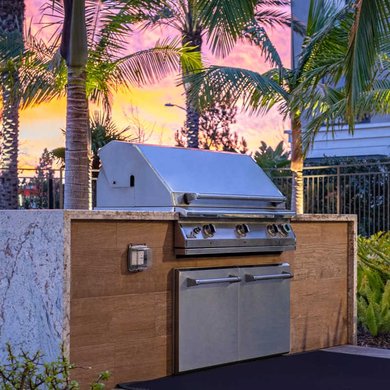 PGS T-Series S36T Commercial 39-Inch Built-In Gas Grill | For Apartments