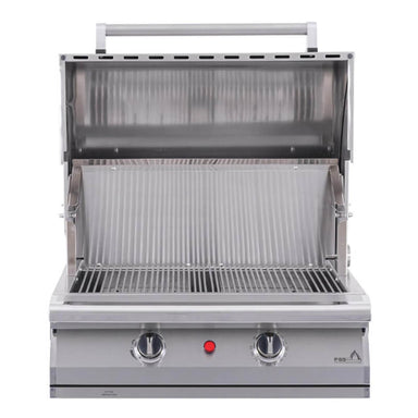 PGS Commercial T-Series 30 Inch Built-In Electric Grill | Hood Opened