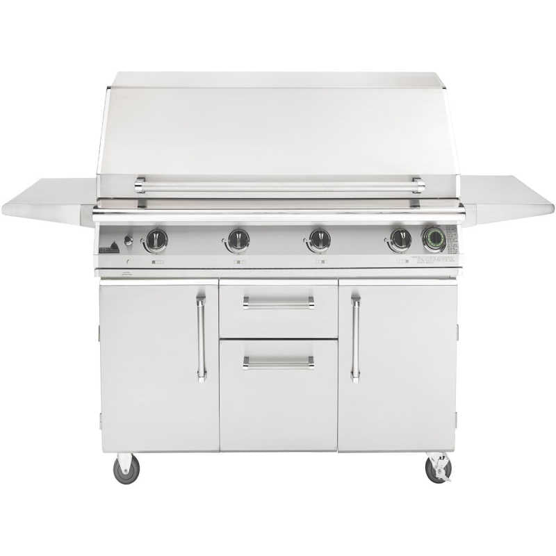 PGS T-Series Commercial 51-Inch Freestanding Gas Grill With Timer - S48TLP + S48CART