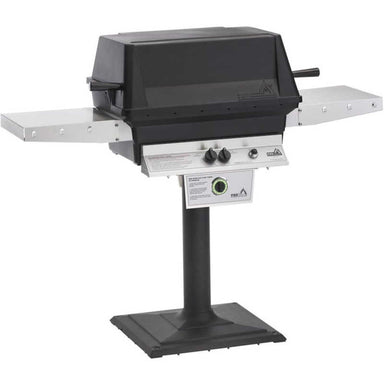 PGS T-Series T40 Commercial Cast Aluminum Gas Grill With Timer On Bolt-Down Patio Post