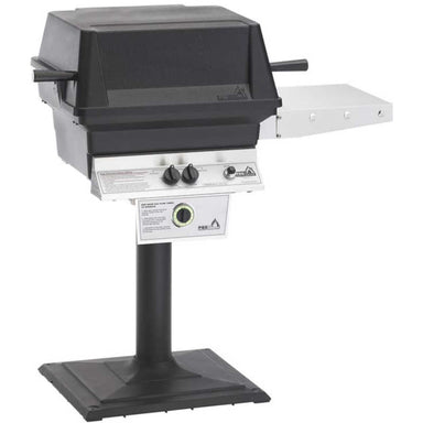 PGS T-Series T30 Commercial Cast Aluminum Gas Grill With Timer On Bolt-Down Patio Post