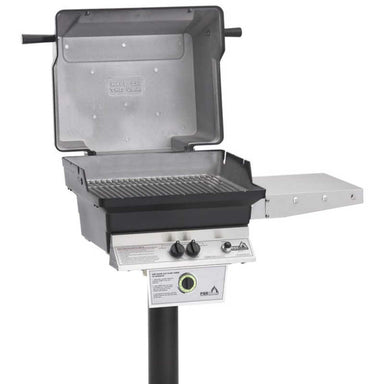 PGS T-Series T30 Commercial Cast Aluminum Gas Grill With Timer On In-Ground Post