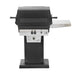 PGS T-Series T30 Commercial Cast Aluminum Gas Grill With Timer On Black Patio Base