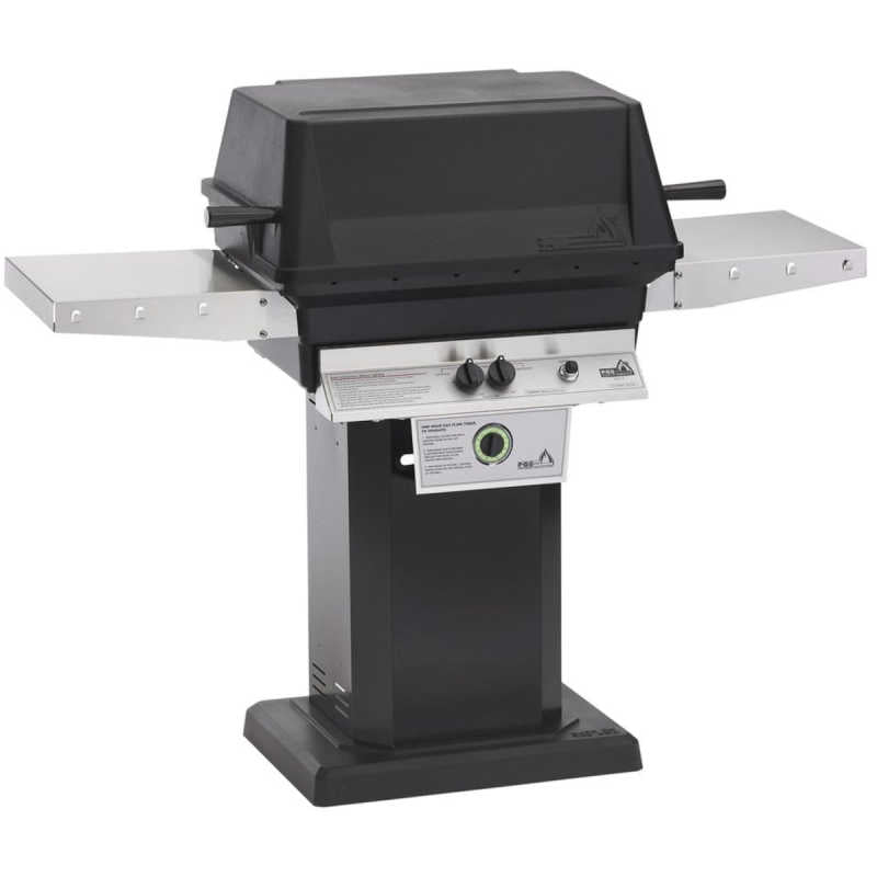 PGS T-Series T40 Commercial Cast Aluminum Gas Grill With Timer On Bolt-Down Patio Post