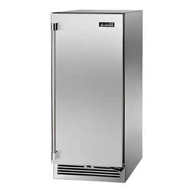 Perlick 15-Inch Signature Series Stainless Steel Marine Grade Outdoor Refrigerator with Lock - Right Hinge