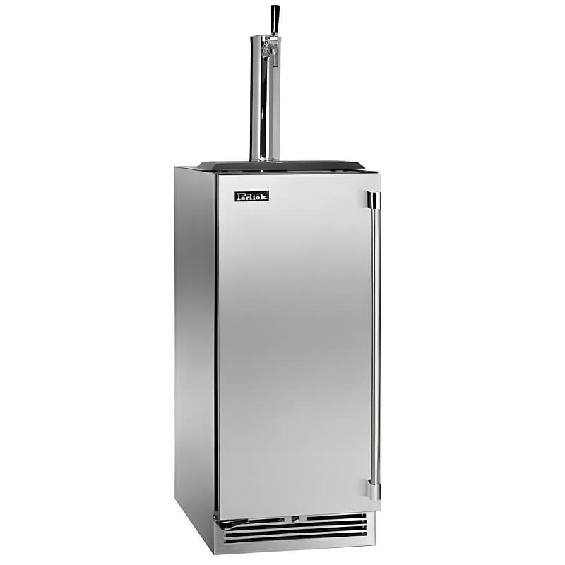 Perlick 15-Inch Signature Series Marine & Coastal Stainless Steel Outdoor Beverage Dispenser with Lock - HP15TO-4-1