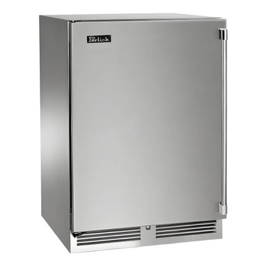 Perlick 24-Inch 5.2 Cu. Ft. Signature Series Stainless Steel Outdoor Freezer | Left Hinge