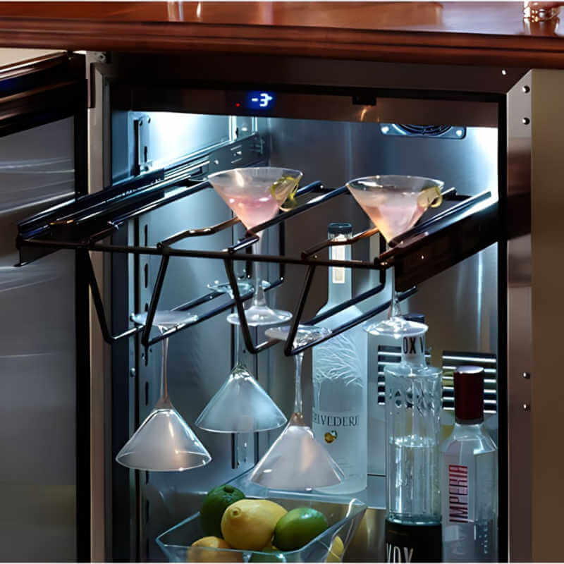 Sharp Chiller Rack Perlick 24-Inch Martini Glass Chiller Rack - RS-24-24M — BBQ Kitchen Pros