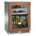 Perlick 24-Inch Signature Series Panel Ready Glass Door Outdoor Beverage Center w/ Lock| Cabinet Panel Left Hinge
