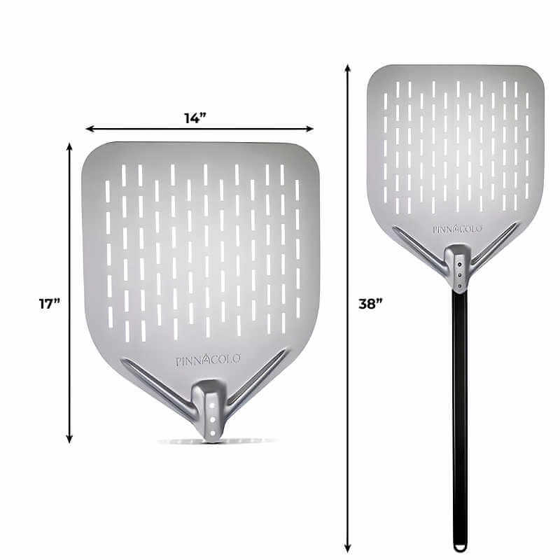 Pinnacolo 14-Inch Perforated Pizza Peel | Dimensions