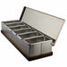 Pinnacolo Condiment/Pizza Topping Stainless Steel Station | Angled View