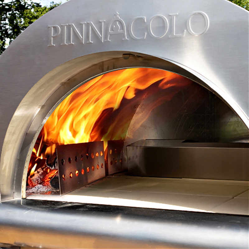Pinnacolo Ibrido Hybrid Freestanding Outdoor Pizza Oven| Wood-Fired Option