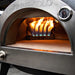 Pinnacolo L'Argilla Thermal Clay Gas Freestanding Outdoor Pizza Oven | Rear Burner