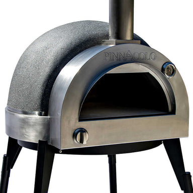 Pinnacolo L'Argilla Thermal Clay Gas Freestanding Outdoor Pizza Oven | Oven Close up