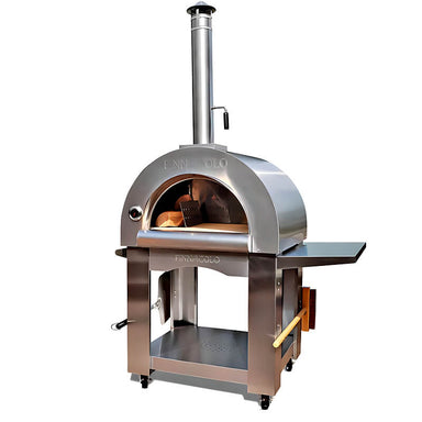 Pinnacolo Premio 32-Inch Wood-Fired Outdoor Freestanding Pizza Oven 