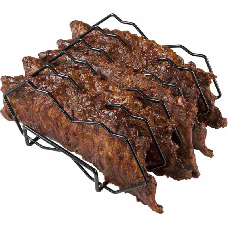 Prim Rib Roasting Rack Primo Deluxe 5-Slot Rib Rack for Primo Oval XL, Oval LG, Oval JR and ...