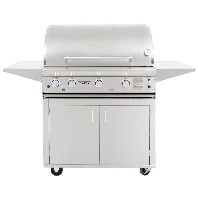 ProFire Deluxe Series 36-Inch Gas Grill With Rear Infrared Burner & Rotisserie Kit