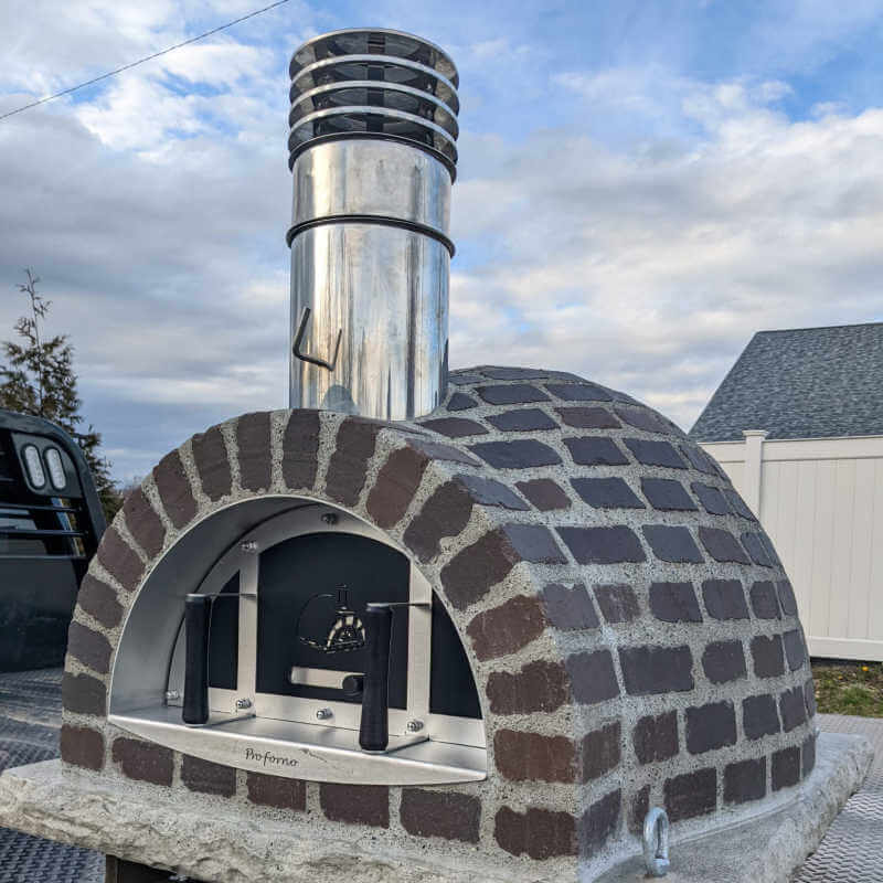 ProForno Blacksmith Dual Fuel Brick Pizza Oven w/ Auto Gas Burner
