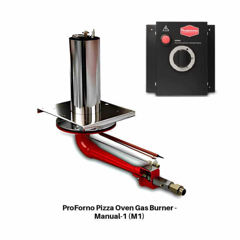 ProForno Mediterranean Pro Hybrid Pizza Oven | Manual Gas Burner With Analog Controls